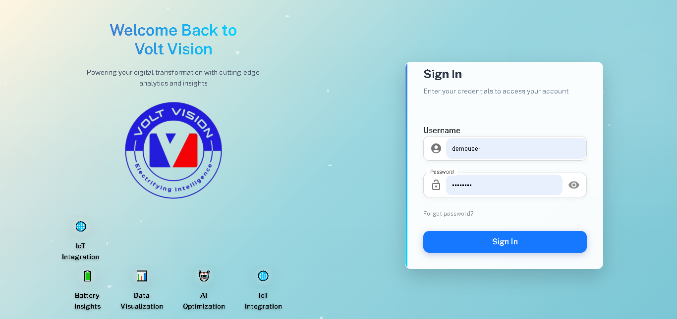 Login Dashboard